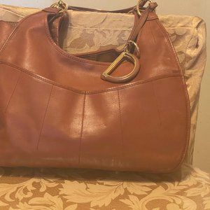 Christian Dior Shoulder Bag Browns Leather